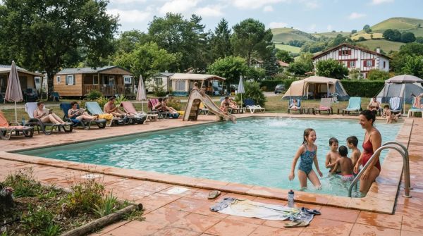 Choisissez un camping familial au Pays Basque avec piscine