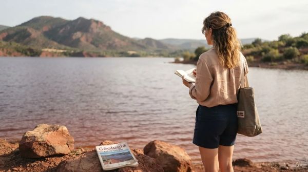 Pourquoi le lac du Salagou est-il rouge ?